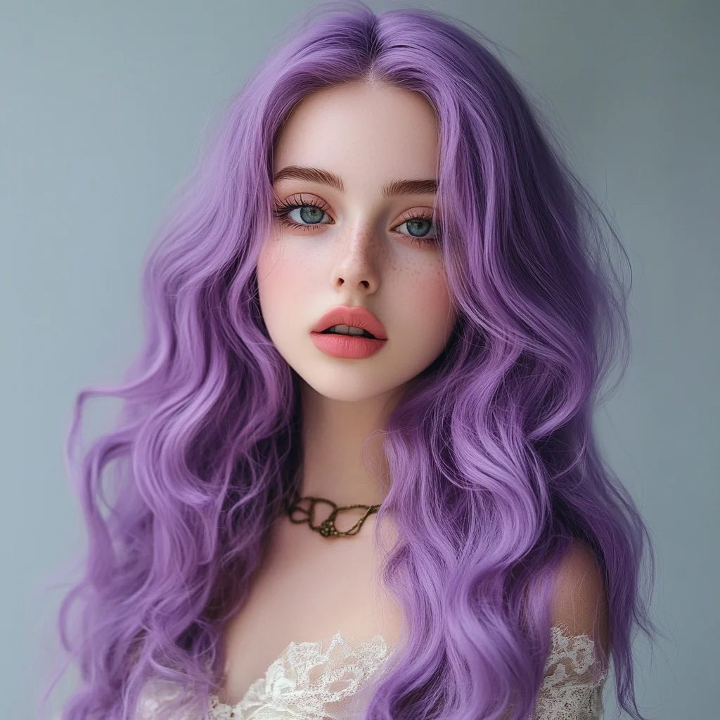 Embrace Your Inner Fantasy with Luscious Lavender Waves