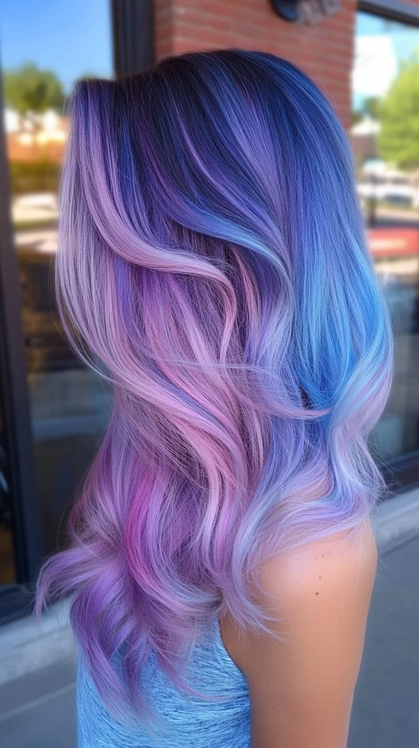 Iridescent Waves: Embrace a Stunning Blend of Pastel Colors