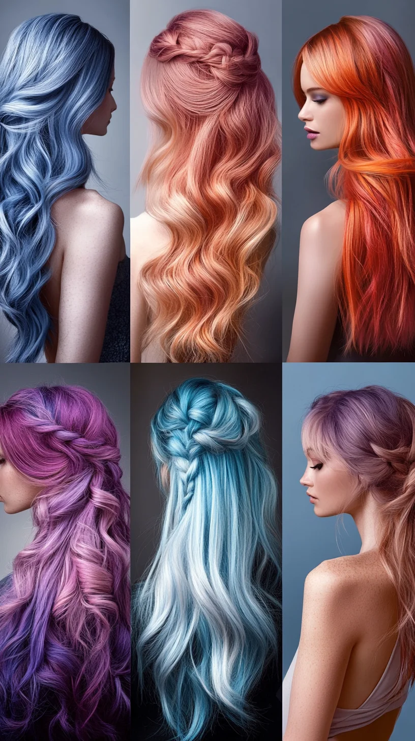 Irresistible Waves: Embrace Vibrant Colors with Elegant Texture