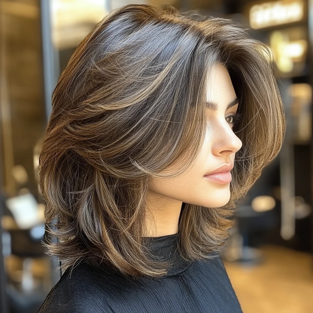 Luscious Layered Waves: The Ultimate Go-To Style for Effortless Elegance