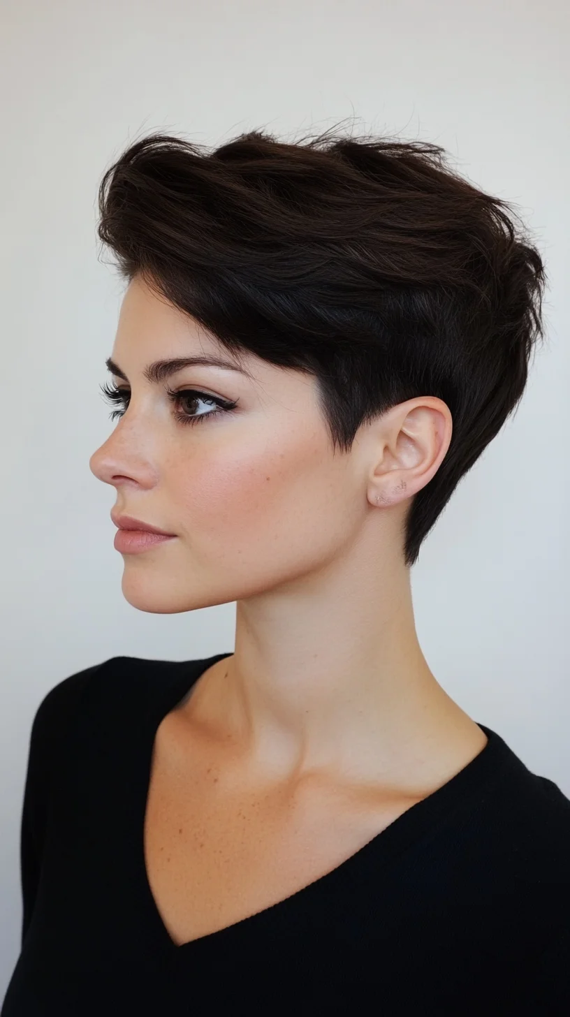 Sleek and Chic: The Effortlessly Stylish Textured Pixie Cut