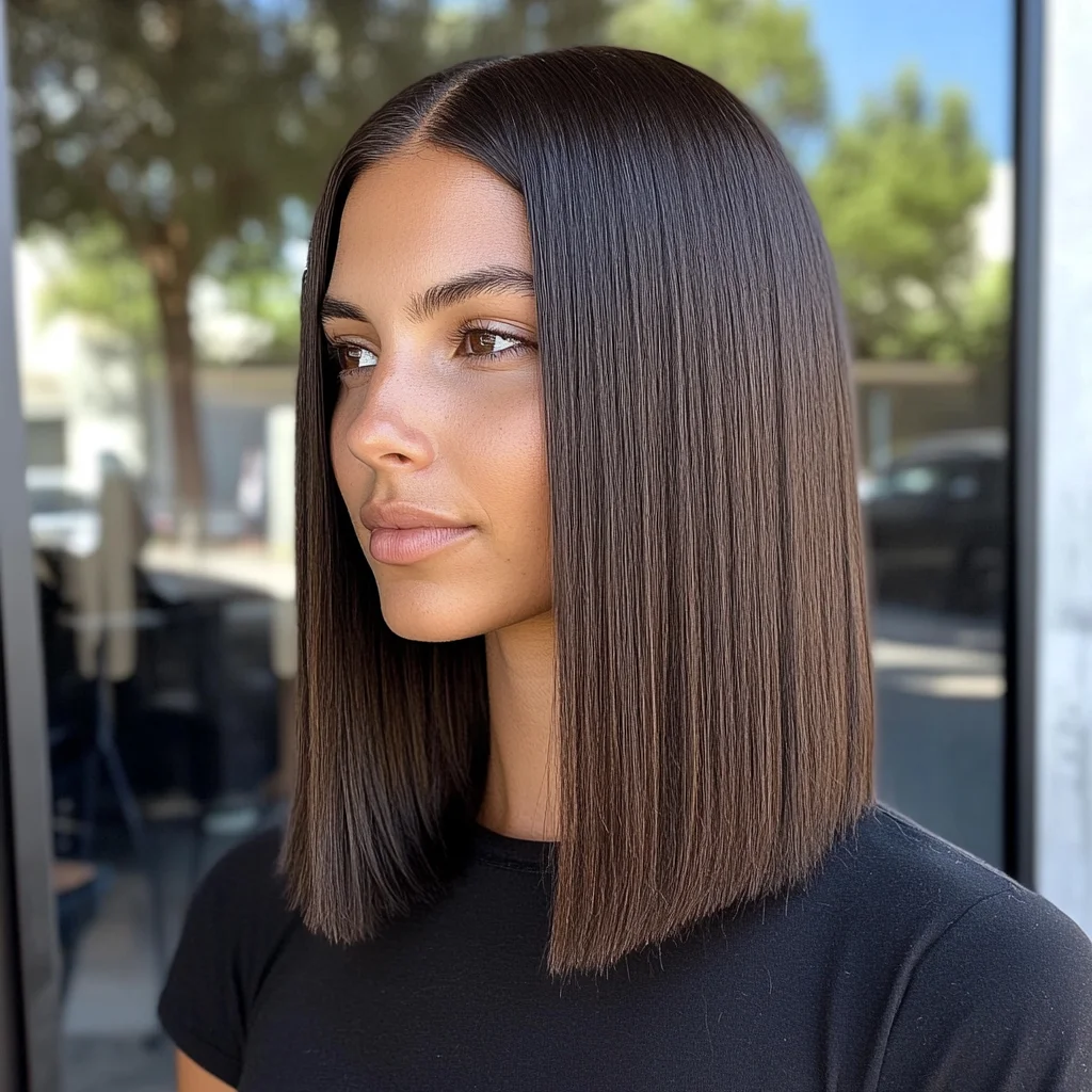 Sleek and Chic: The Modern Blunt Bob for Effortless Elegance