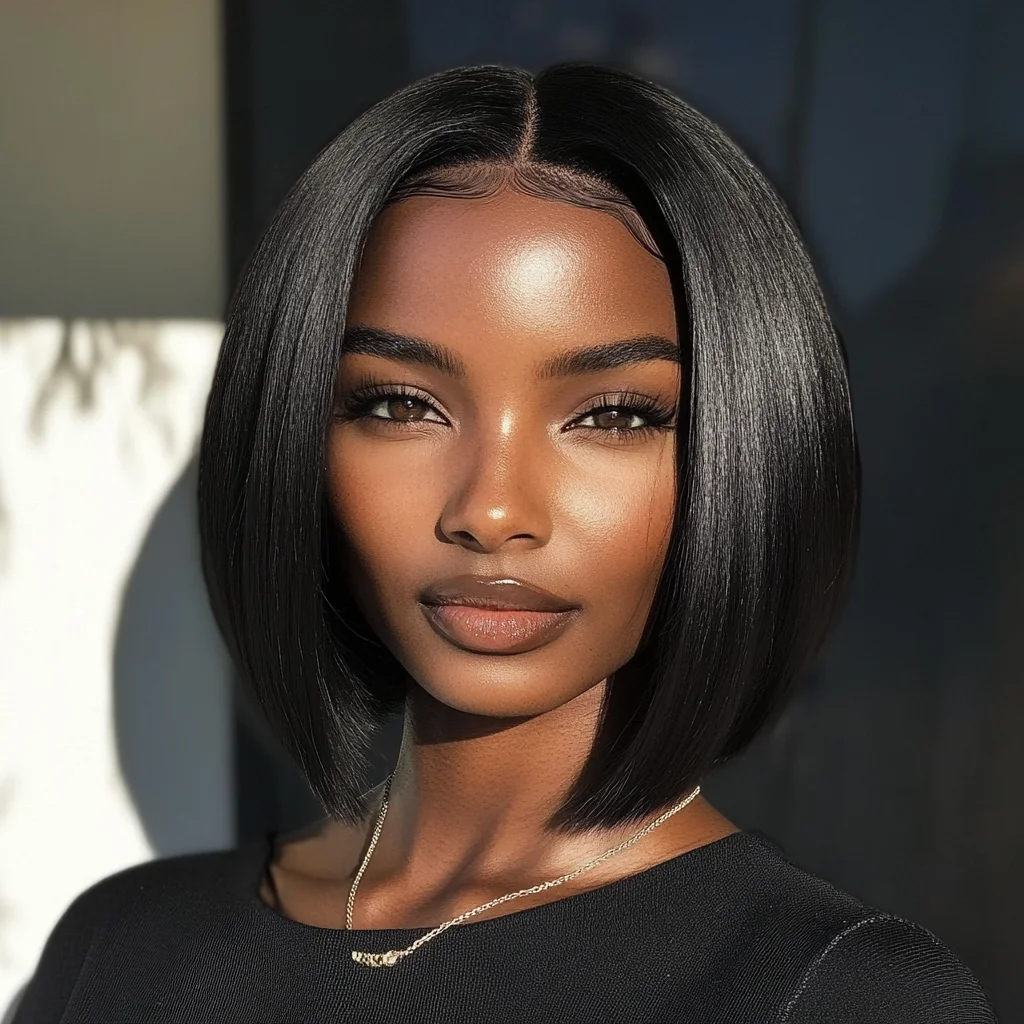 Sleek and Chic: The Timeless Blunt Bob That Turns Heads