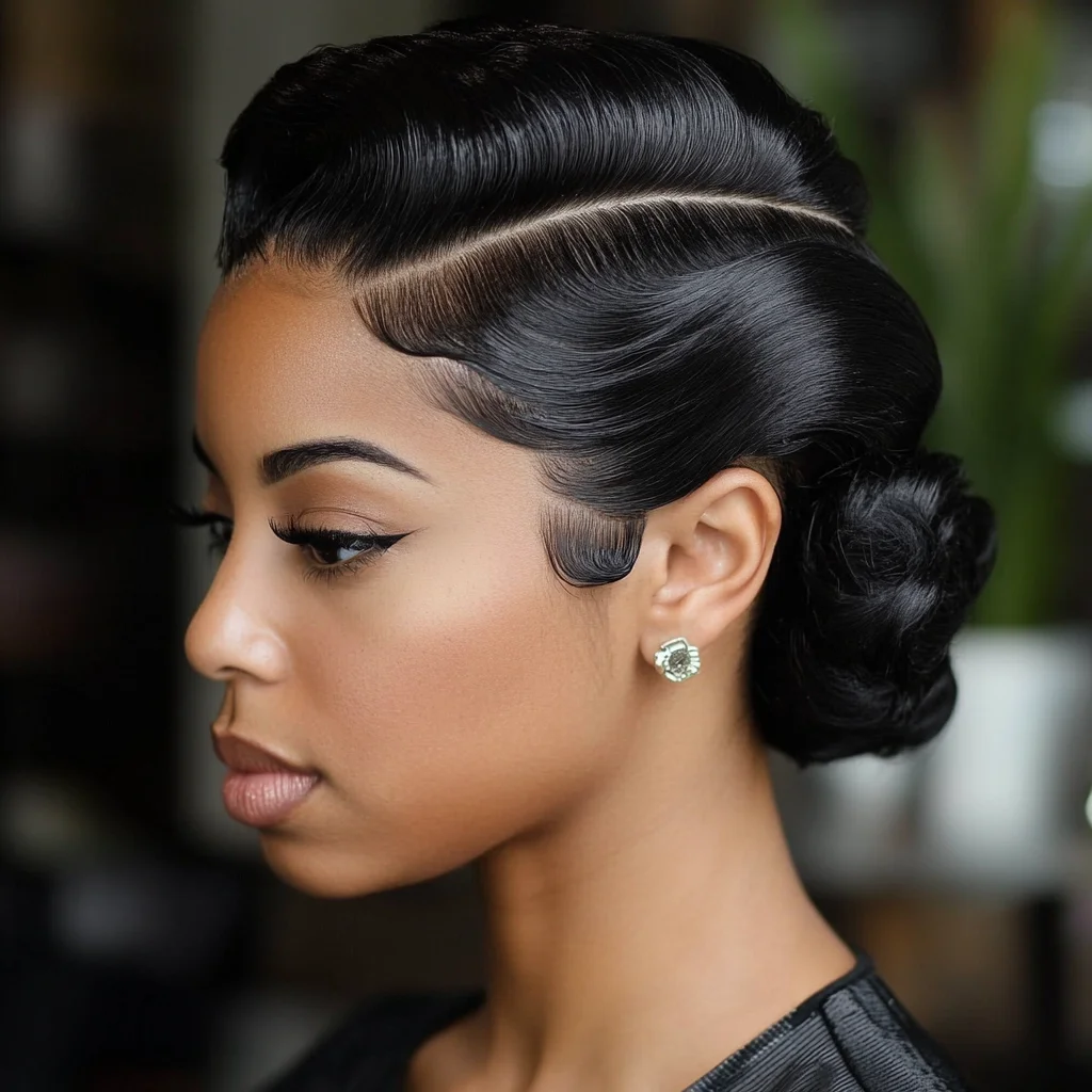 Sleek and Chic: The Timeless Elegance of Vintage-Inspired Finger Waves