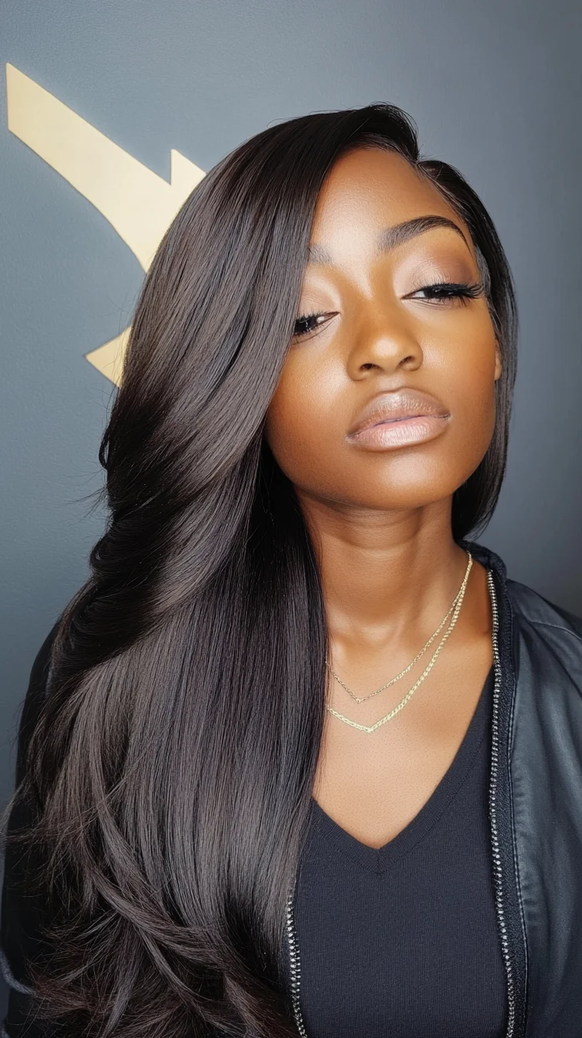 Sleek and Silky: The Ultimate Long Layered Hairstyle for Effortless Elegance