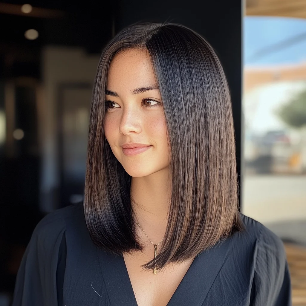 Sleek and Sophisticated: The Perfect Modern Blunt Bob for a Polished Look