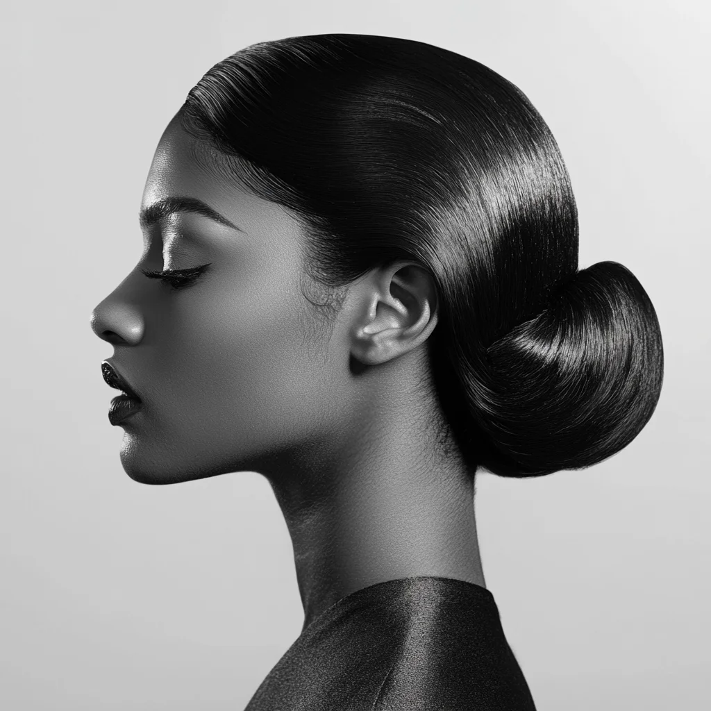 Sleek and Sophisticated: The Timeless Low Chignon for Effortless Elegance