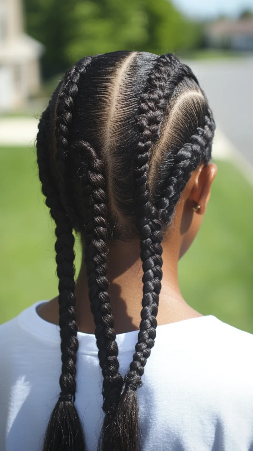 Sleek and Stylish: The Double Braid Design Perfect for All Occasions