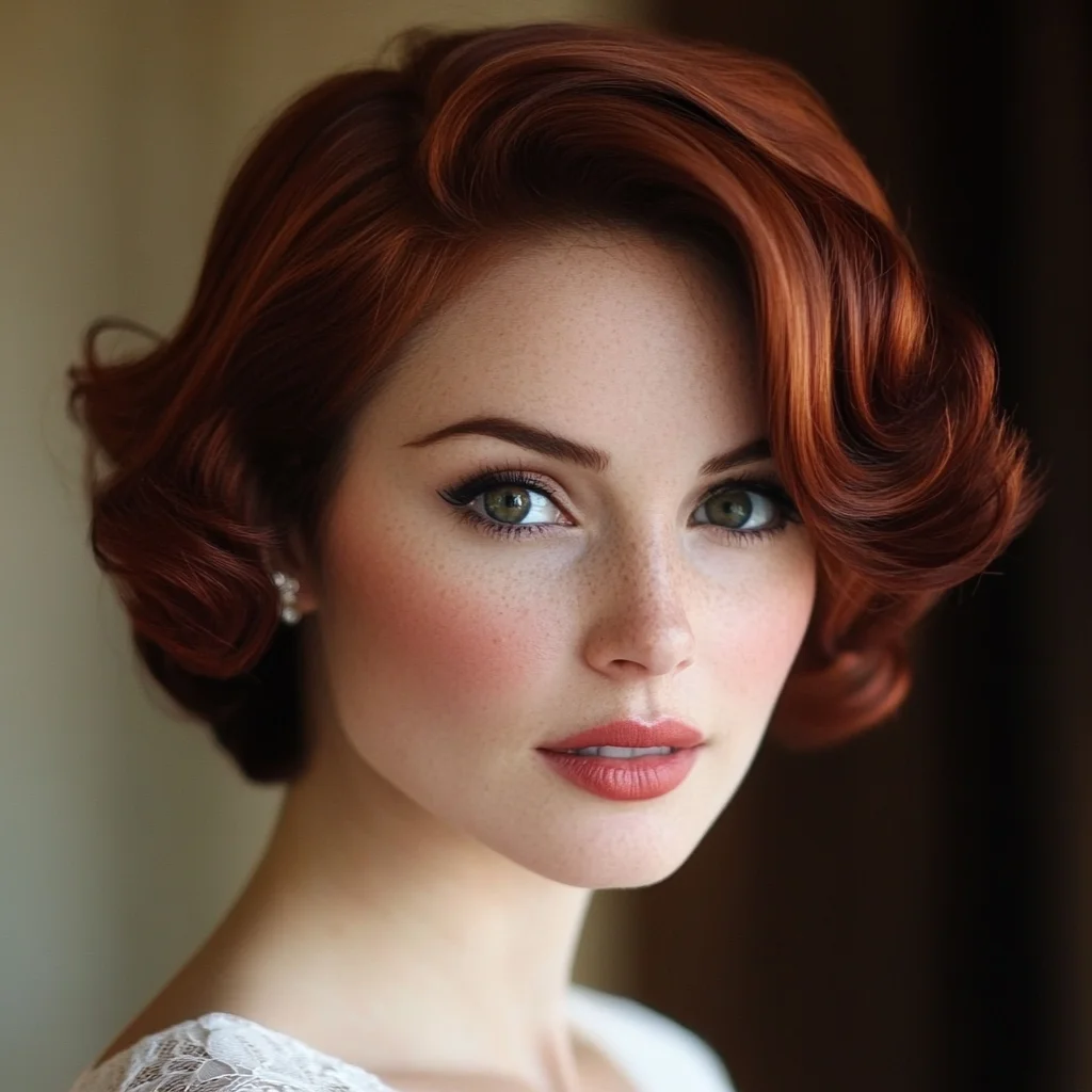 Timeless Elegance: The Vintage-Inspired Glamorous Bob