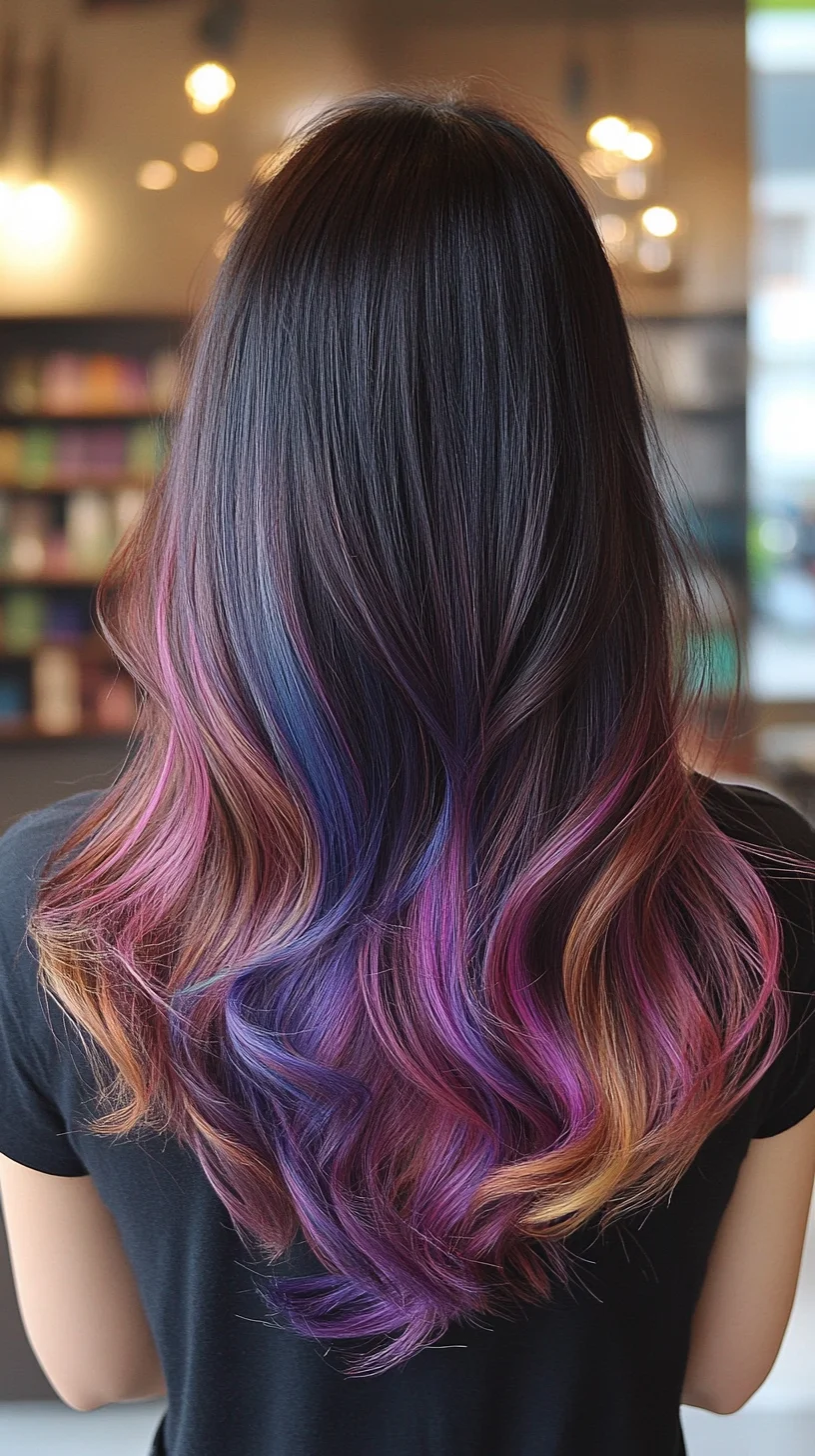 Transform Your Look with Stunning Ombre Waves in Bold Colors