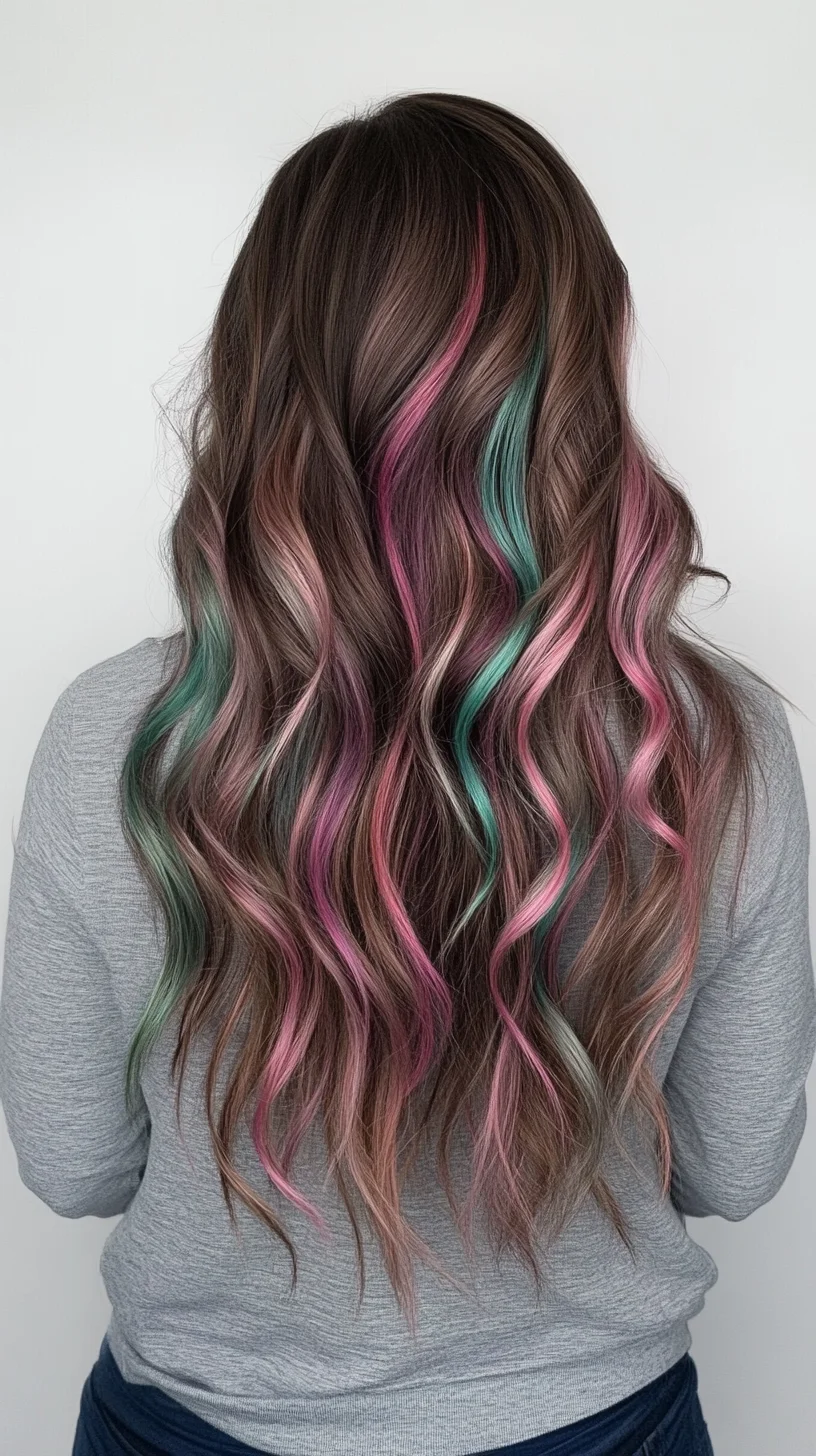 Vibrant Waves: Embrace Playful Color with Stunning Mermaid-Inspired Layers